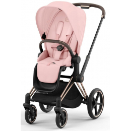Коляска прогулочная Cybex Priam IV шасси Rose Gold, Peach Pink (Розовый)