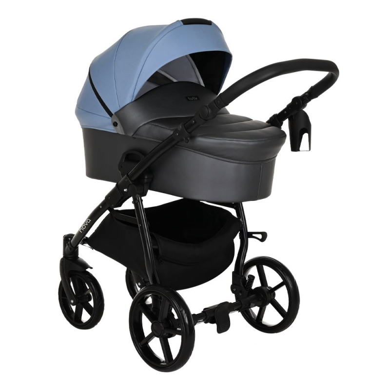 Коляска 2 в 1 Tutis Novo, Antracite Metalic / Blue Shadow (272)