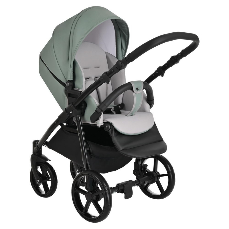 Коляска 2 в 1 Tutis Novo Leather 2023, Sage (Зеленый)