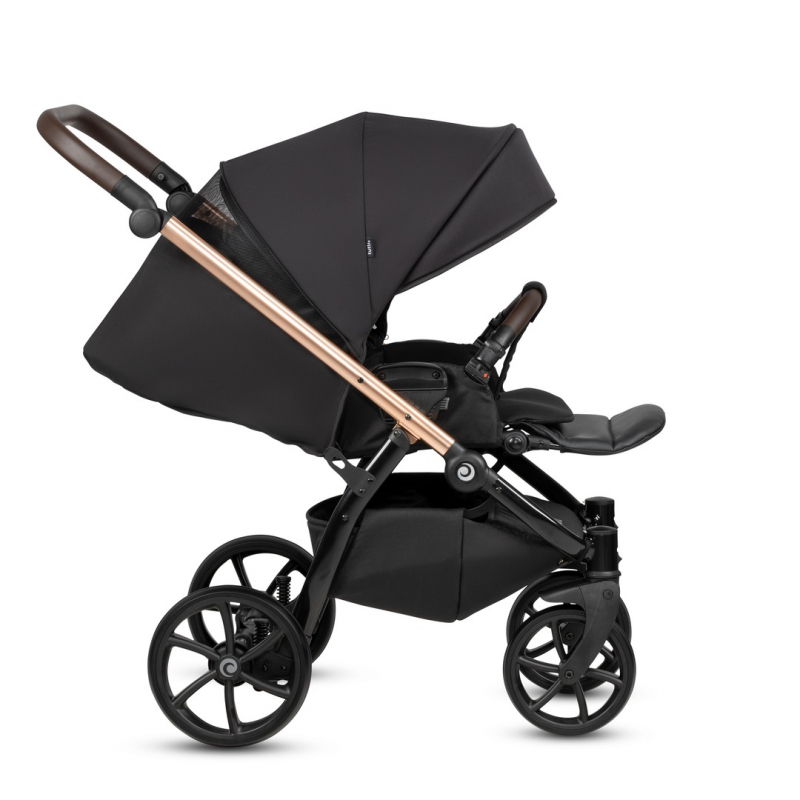 Коляска 3 в 1 Tutis Leo Plus, Black (201)