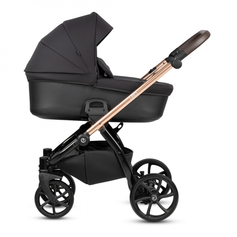 Коляска 3 в 1 Tutis Leo Plus, Black (201)