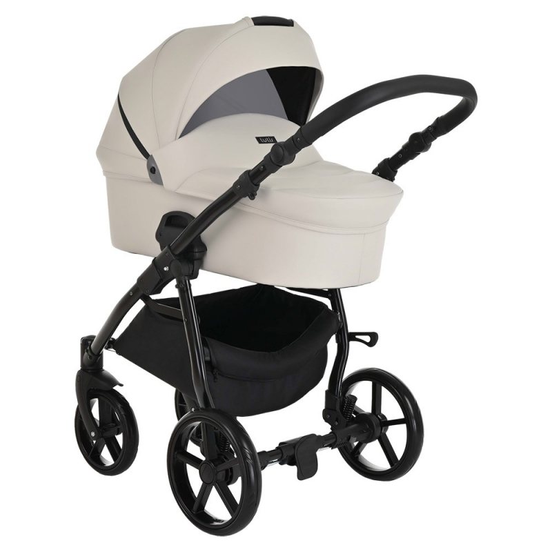 Коляска 2 в 1 Tutis Novo Leather 2023, Light Grey (Светло-серый)